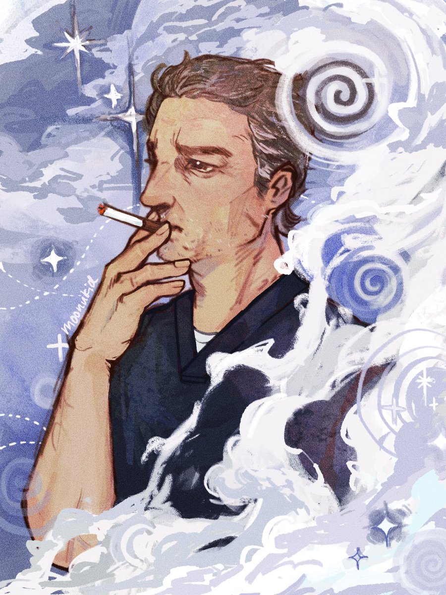 moonukid's tweet photo. not me coming back to twitter just to post peepaw of the month fanart 
#thepitt #thepittfanart #jackabbot #drabbot https://t.co/yaQV9CD2xn