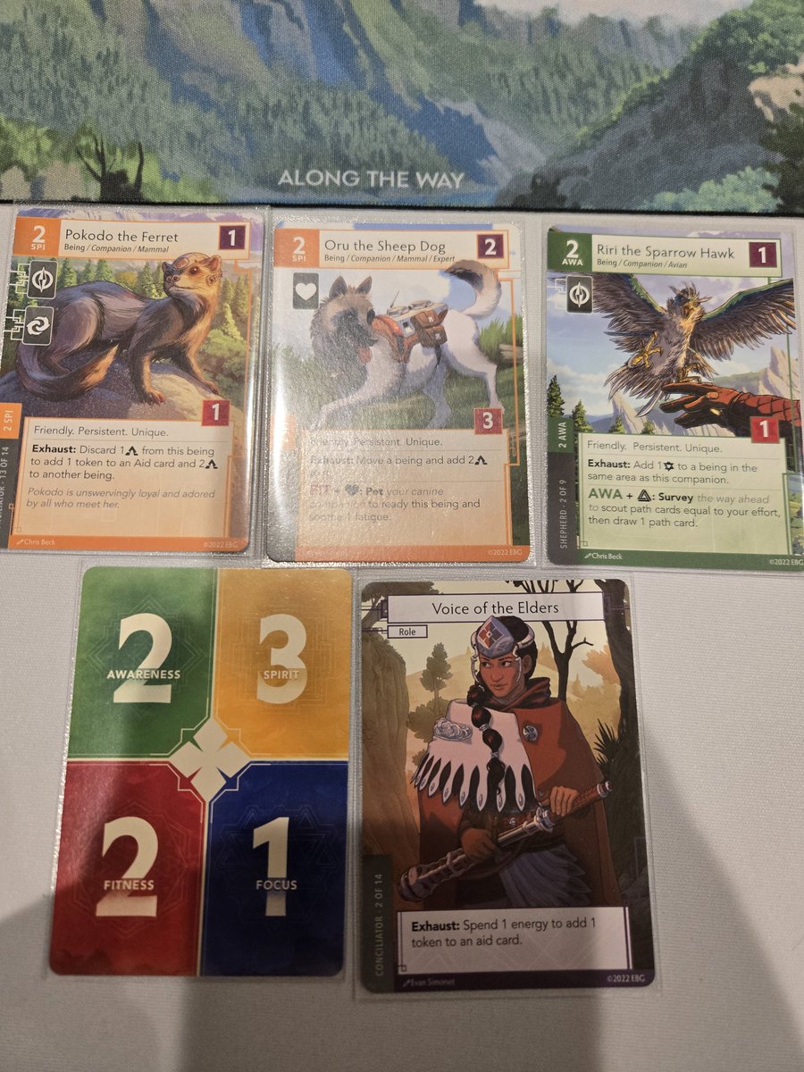 #EarthborneRangers might just be the best solo gaming experience. It really is an adventure in a box. Highly recommend this game to all solo gamers out there. I just finished Day 4 and its so engaging. Loving my Conciliator/Shepherd with all his animals. Thanks <a href="/EarthborneGames/">Earthborne Games</a>!!