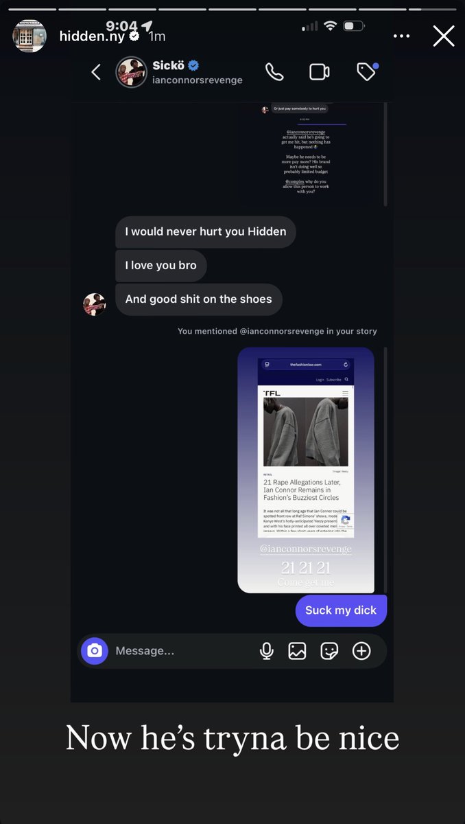 ChefDoomy's tweet image. Hidden going off on Ian Connor (justified).