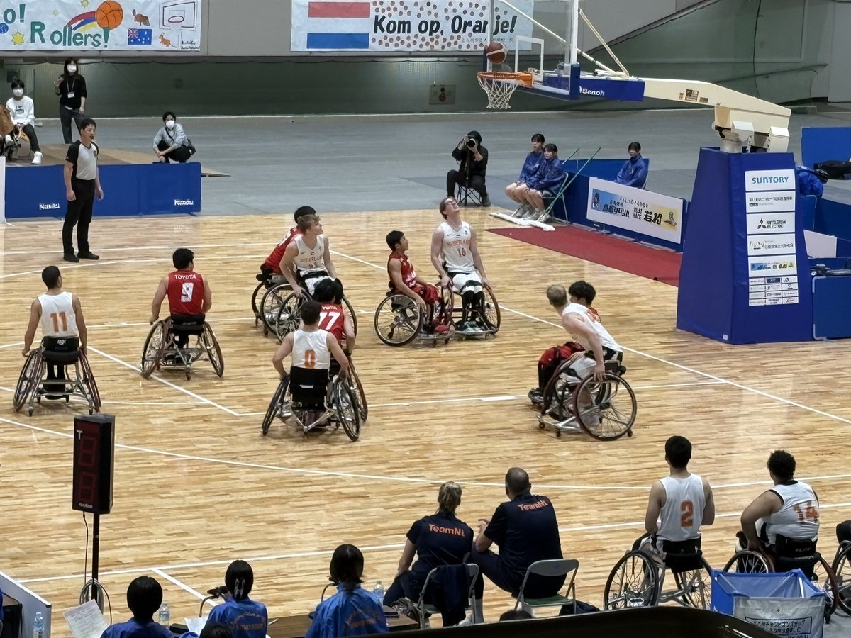 relational_p's tweet image. 車椅子バスケ🏀の国際大会決勝戦