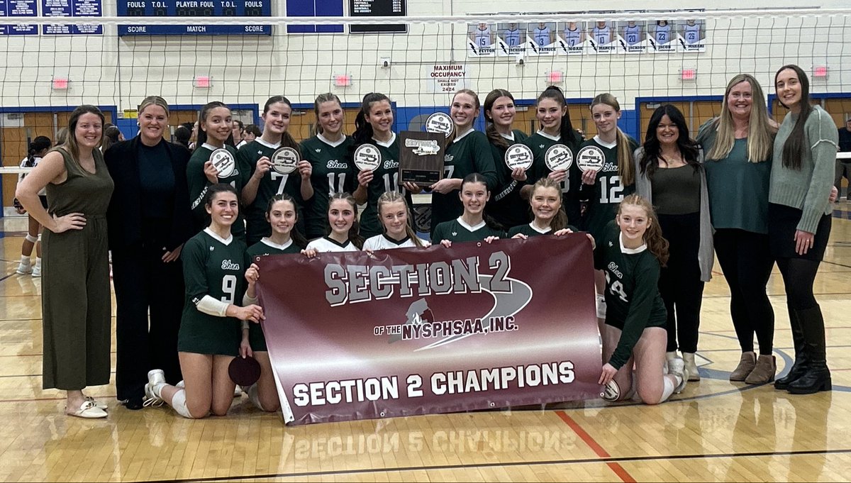 Sect2athletics's tweet photo. Congratulations to Shenendehowa, our Class AAA Girls Volleyball CHAMPS!🏆⭐️🏐 https://t.co/wQxp17ibJJ