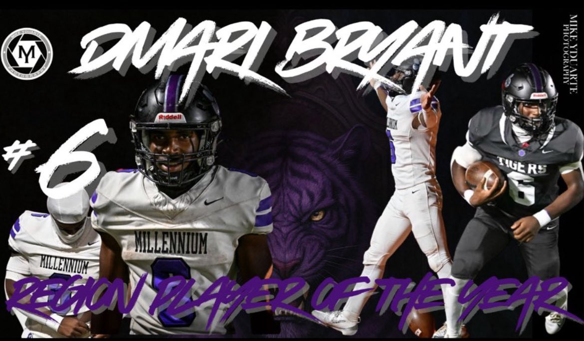 Dmaribryant6's tweet image. I am blessed and honored to receive the 5a Desert West Region Player of the Year!
@CoachEarly_MHS 
@MillenniumFB