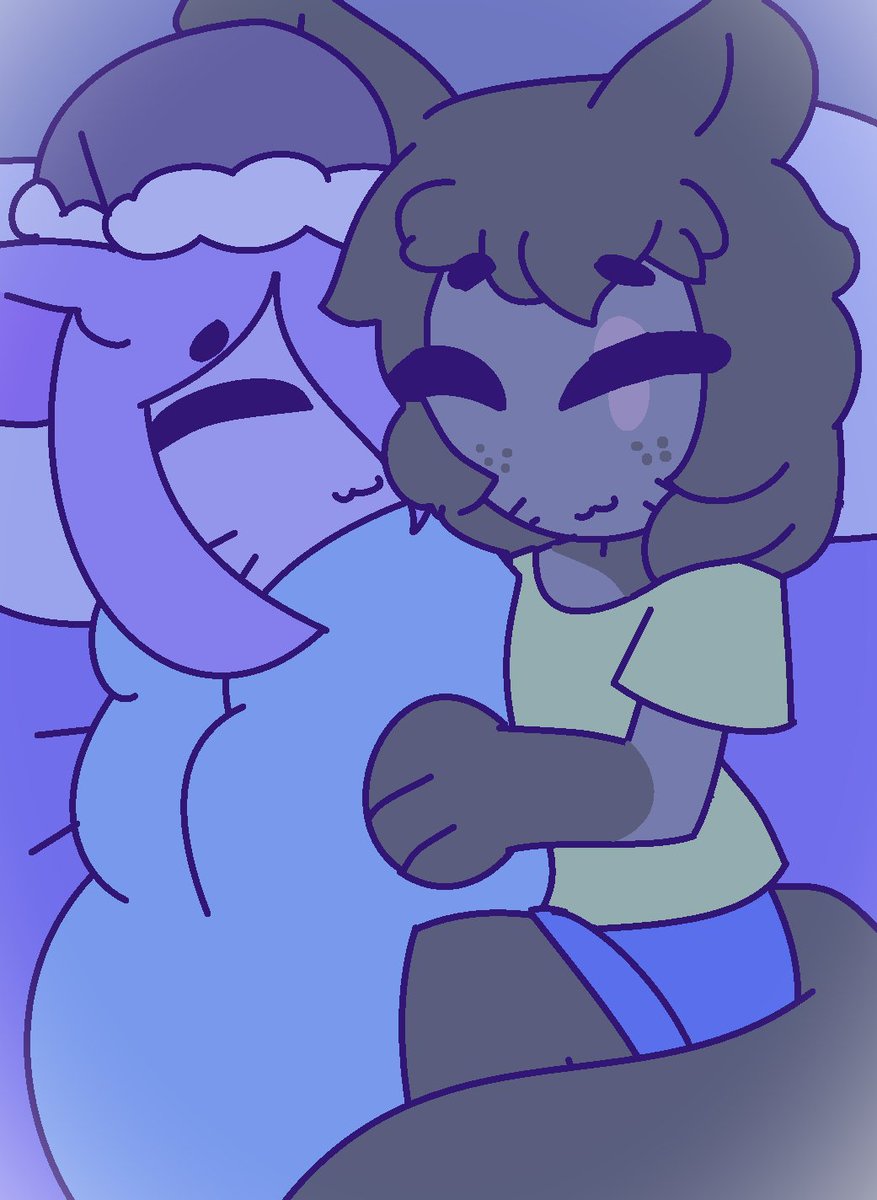 AlanaBaker32830's tweet image. #purrfectapawcalypse 
Ever wanted to have your favorite ships include a lover cuddling the other in a blanket burrito? Behold!!

Ships:
Coco x Brownie
Angel x Alexis
Ginger x Sparky
Olive x Patches