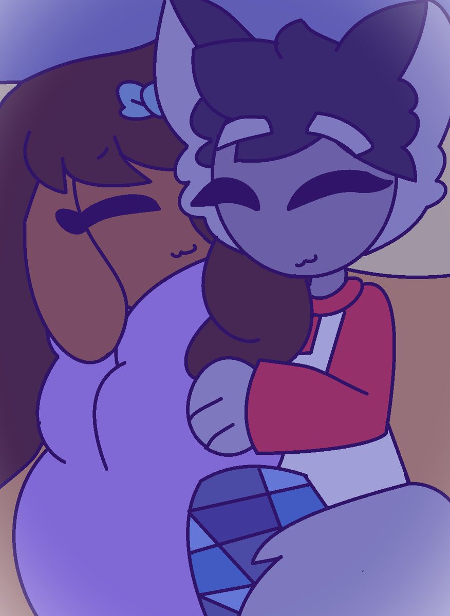 AlanaBaker32830's tweet image. #purrfectapawcalypse 
Ever wanted to have your favorite ships include a lover cuddling the other in a blanket burrito? Behold!!

Ships:
Coco x Brownie
Angel x Alexis
Ginger x Sparky
Olive x Patches