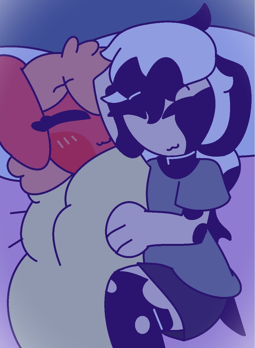 AlanaBaker32830's tweet image. #purrfectapawcalypse 
Ever wanted to have your favorite ships include a lover cuddling the other in a blanket burrito? Behold!!

Ships:
Coco x Brownie
Angel x Alexis
Ginger x Sparky
Olive x Patches