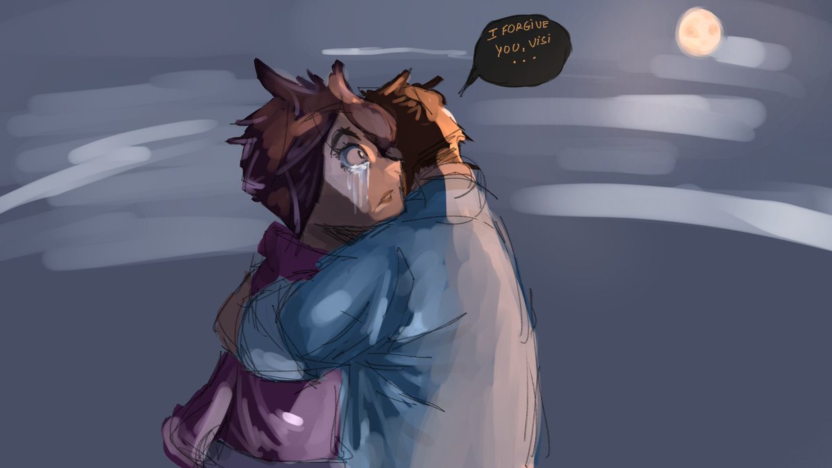 ImaedArt's tweet image. he forgives you #dispatch #invisimech