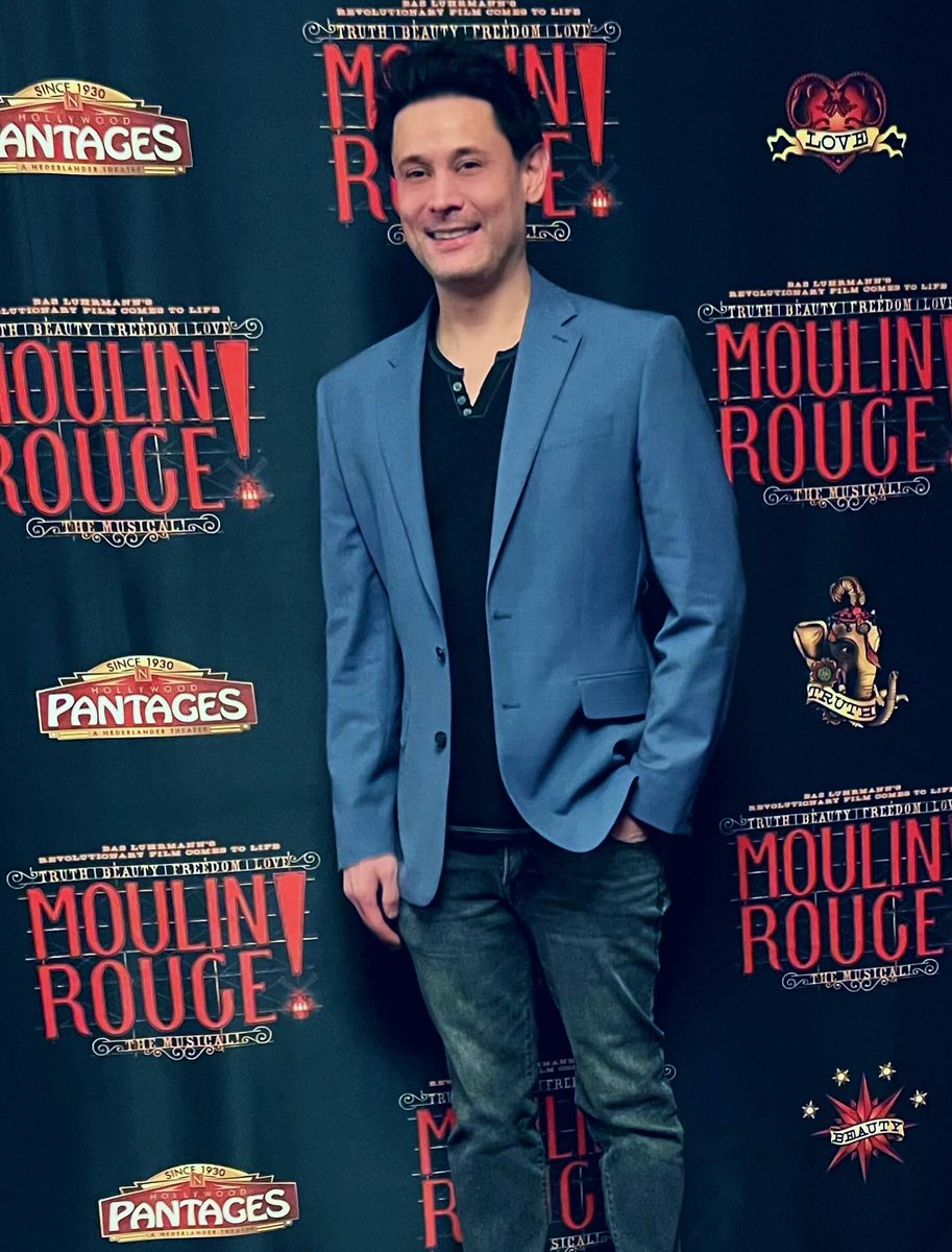 🎭 Had a great time watching the theatre production of the Tony-winning MOULIN ROUGE at the Hollywood Pantages Theatre!

#theatre #miguellopezdeleon
