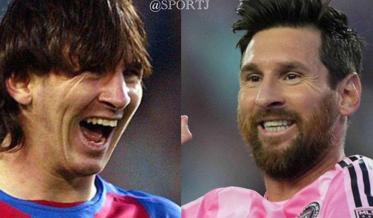 SportJ's tweet photo. 🇦🇷 نعم اختلف الوقت والزمان والمكان ولكن لم يختلف ليونيل ميسي سوى من ( واعد ) إلى ( أسطورة )

✅ 2007 الواعد ميسي فوق المقارنة
✅ 2025 الأسطورة ميسي فوق المقارنة https://t.co/WjF1JbpoH6