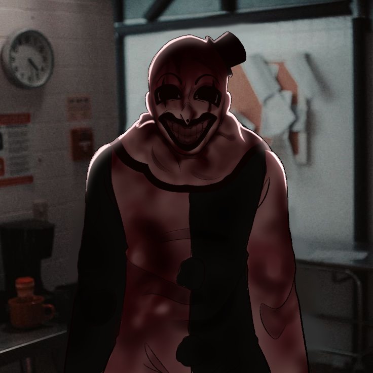 whisperingpawz's tweet image. Screencap redraw I suppose BLEHHHHH if I get 5 likes I&apos;ll draw him getting a bath 🫶

#arttheclown #terrifier #horrortwt