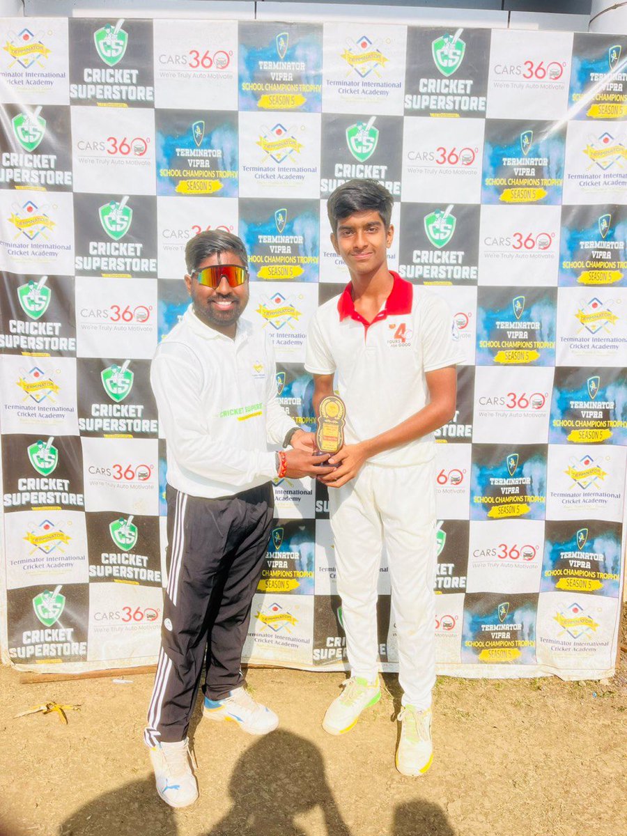 TerminatorCric's tweet photo. Highlights ✨ of first two quarter finals 🏏🏆
🏏 Terminator Vipra School Champions Trophy – Season 5 🌟

28 अक्टूबर से शुरू हुआ ये रोमांचक सफर अब 13 दिन पूरे कर चुका है — और अब तक कई शानदार खिलाड़ी उभरकर सामने आए हैं! 💪 https://t.co/7IAIGeorN1
