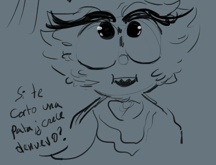 Carcinogen6200's tweet photo. No tengo dudas de que Hernevalito fue un angelito (no sé que es terminar un dibujo) #SoyFrankelda #Herneval https://t.co/hgjO0o7bVF