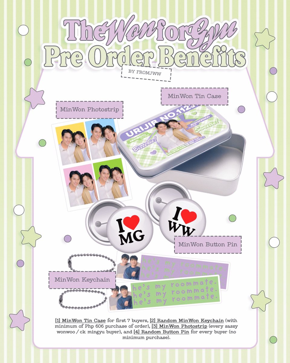 pre order benefits 🌟 
online preorder starts on nov. 11 at 11:23AM ꕀ