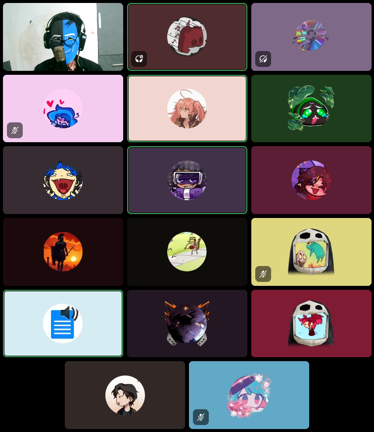 Hace mucho que no habia tanta gente en el vc de mi server con amigos ajhsahsajhsh