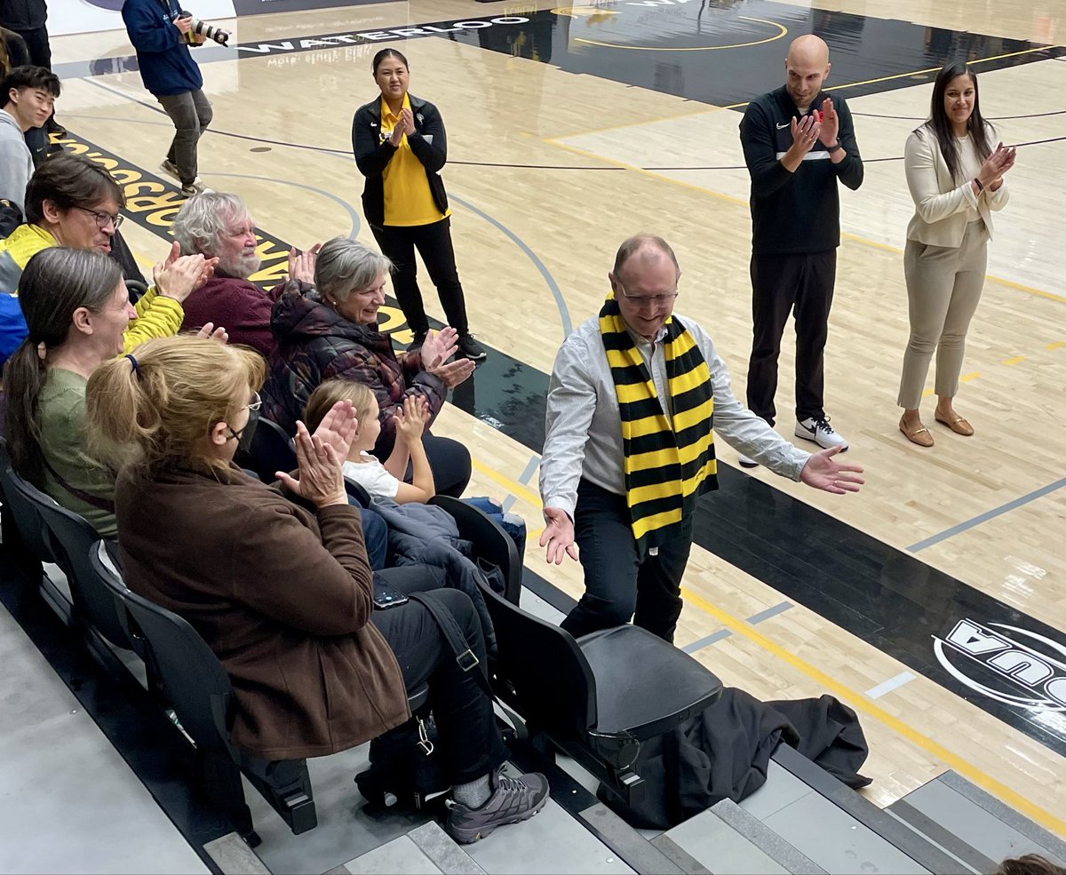 The <a href="/WlooWarriors/">Waterloo Warriors</a>  immortalized <a href="/martintimmerman/">Martin Timmerman</a> with his own personalized seat tonight in a pre-game ceremony. Martin is a giant in Warriors and USports basketball with his loyalty, professionalism, and tireless work ethic.