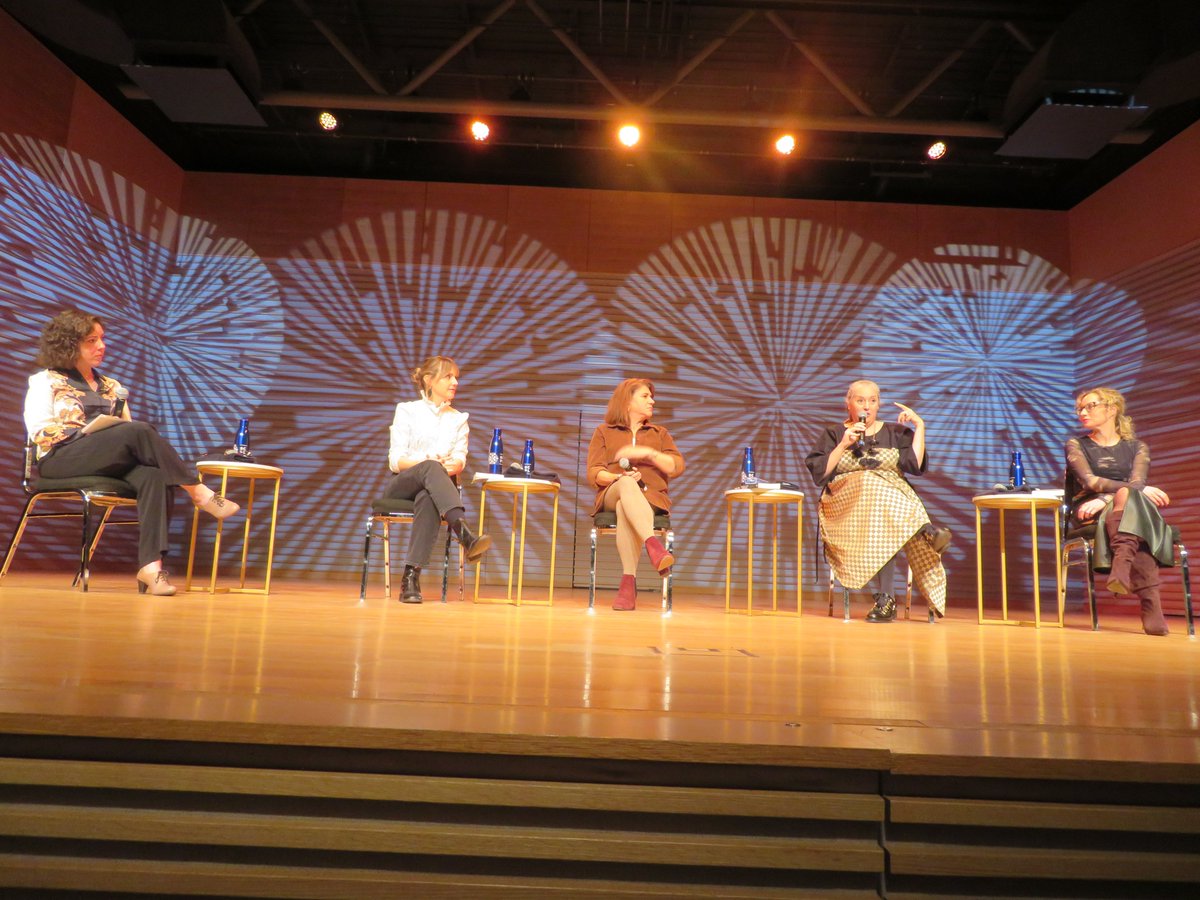 Had a fabulous time at <a href="/stcathlibrary/">St. Catharines Public Library</a> 's LitFest tonight.  Loved hearing Eva Jurczyk, Elizabeth Renzetti, Kate Hilton and Samantha M. Bailey talk about their books and their writing process.
