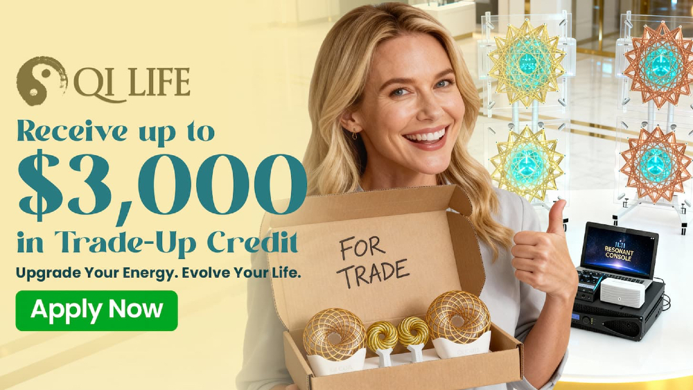 QiLifeMastery's tweet image. Your energy has evolved — your system should too ⚡
Upgrade your Qi Coil and get up to $3,000 credit instantly.
Keep your old one till your new system arrives.
Transform. Renew. Rise.
👉 qilifestore.com/pages/trade-up…
#QiCoil #EnergyUpgrade #FrequencyHealing #Resonance