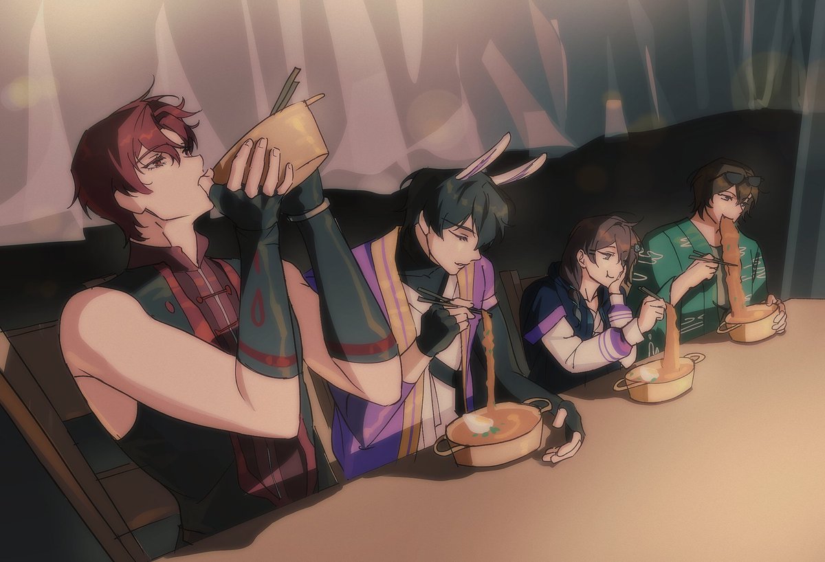 언더웹 라면먹방