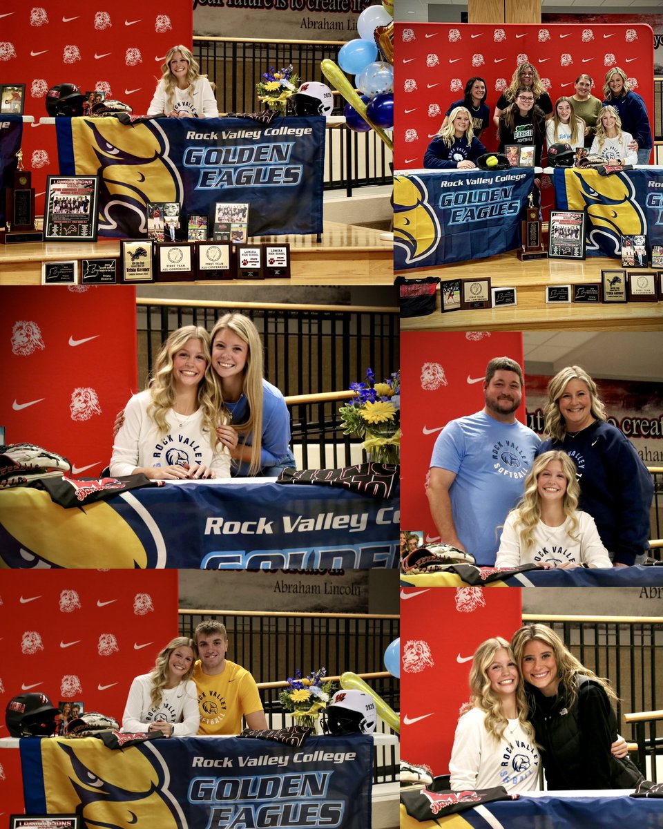 tgazner10's tweet photo. officially official! So thankful for all the love and support from my family, friends, teammates and coaches throughout my journey! I wouldn’t be anywhere without them! 
Next Stop➡️@RVC_Softball 💛💙🦅 https://t.co/qpnaqWMNOA
