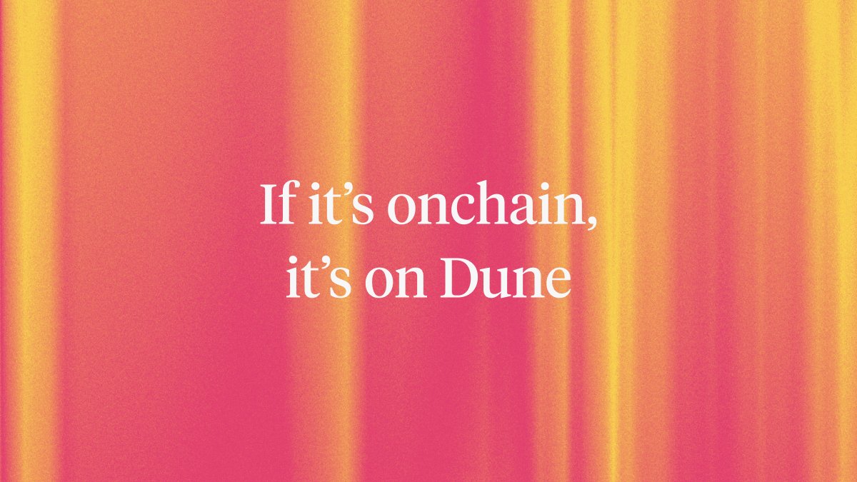 gm 

CoinDesk 4.5M+ monthly views 
Dune 3.5M+ monthly views 

Data is where the news is