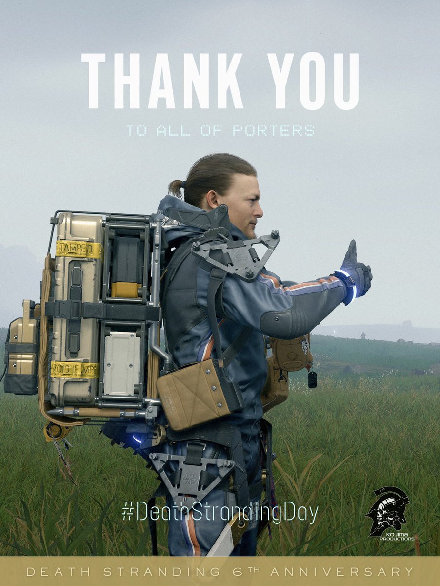 Porter45959's tweet photo. Death Stranding 6th Anniversary!🎉
#DeathStrandingDay https://t.co/doMw6aR8vU