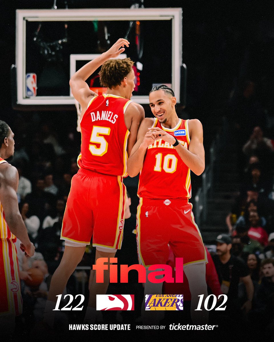 Down four key players and the Hawks beat the Lakers. Unbelievable. Does our team finally have DEPTH?