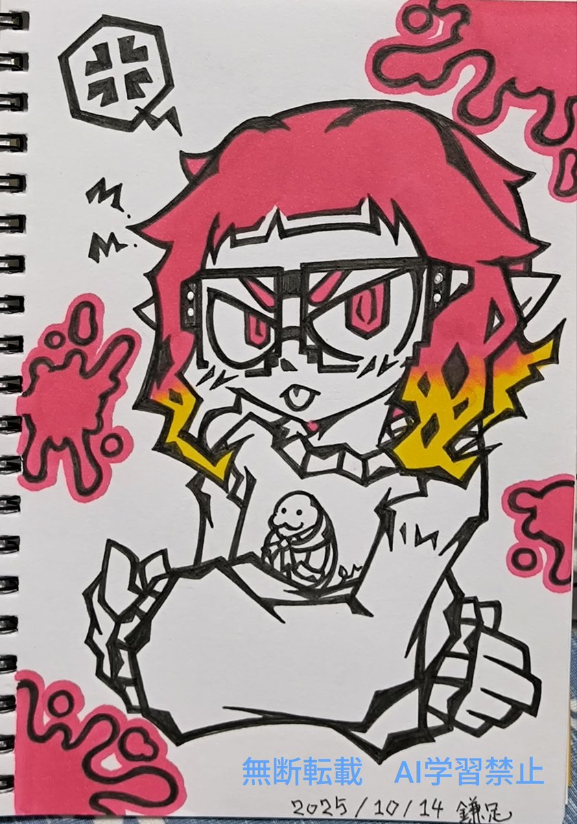 最近描いたコロイカちゃんたち見てほしい(⁠・⁠∀⁠・⁠) 