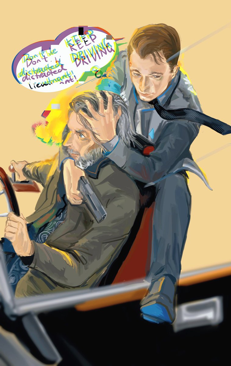 Ri_verbat's tweet photo. Hit n Run. #DetroitBecomeHuman #hankcon #conhank #RK800 #HankAnderson https://t.co/bz8fPmXTVc