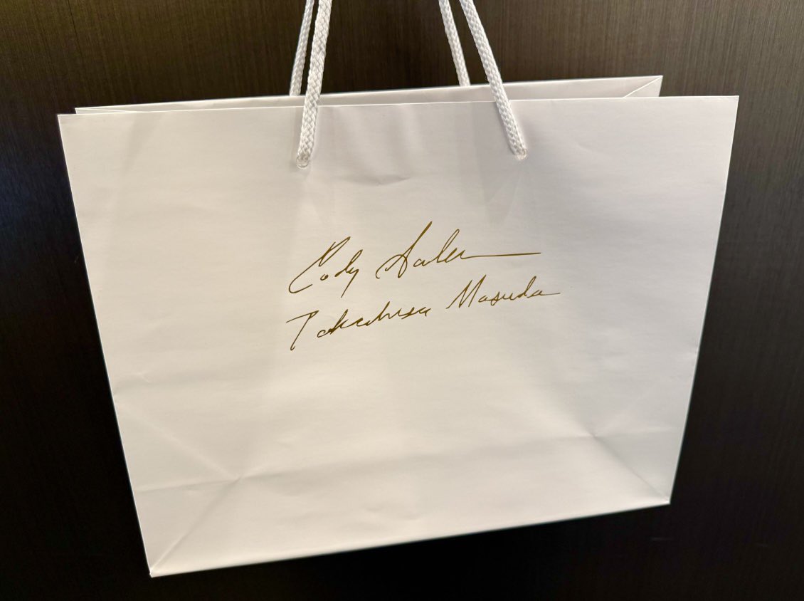 CODY SANDERSON TAKAHISA MASUDA ショッパー CODY SANDERSON TAKAHISA MASUDA ショッパー CODY SANDERSONと増田貴久