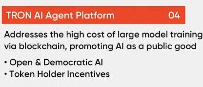 Baby__BTC's tweet photo. AINFT AI领域规划：聚焦AI Agent与AI工具类产品

今天跟大家聊聊@OfficialAINFT 在AI领域的最新规划。作为波场TRON生态的核心AI基础设施，AINFT从传统的NFT项目升级而来，现在重点转向构建加密AI经济新生态。我们推出了一系列产品线，包括AI Agent和AI工具类产品，旨在让开发者、创作者和普通用户都能轻松接入AI世界。下面我来简单介绍这些产品及其功能，顺便说说它们能给用户带来什么实际帮助。

1. AINFT Agent Framework（AI Agent多功能框架工具箱）
   
•  核心功能：这是一个专为开发者设计的框架，支持快速构建和部署AI Agent。你可以轻松集成各种AI模型，实现自动化决策、内容生成和交互逻辑。框架内置模块化工具，支持自定义扩展，还能无缝连接TRON链上资产。
   
•  对用户的帮助：如果你是开发者，这工具箱能大大缩短开发周期，从几天变成几小时，避免从零搭建的麻烦。最终，你能创建出高效的AI代理，帮助你在DeFi、社交或游戏场景中自动化操作，提升效率和竞争力。

2. AINFT Nova（一键式AI Agent项目生成器）
   
•  核心功能：用户只需一键，就能创建个性化的AI Agent及其配套代币。生成的Agent可以集成到Twitter、Telegram、Discord等平台，支持自动化发布内容、智能回复评论，甚至管理社区互动。Nova还支持AI模型训练和优化，确保Agent越来越聪明。
   
•  对用户的帮助：对普通用户来说，这超级友好！比如你是内容创作者，Nova能帮你24/7管理社交账号，回复粉丝、推���更新，解放双手。创作者还能通过代币化Agent，实现变现，让AI成为你的“数字助手”，带来被动收入和更高效的社区运营。

3. AgenTX（AI交易代理平台）
   
•  核心功能：基于LLM（大语言模型）的交易工具平台，包括DID（去中心化身份）框架下的AI代理、DeFi智能发现系统和量化交易模块。用户可以设置AI代理自动执行交易策略、监控市场，并生成报告。
   
•  对用户的帮助：交易者们注意了！AgenTX能帮你实时分析市场数据，避免情绪化决策，降低风险。尤其是新手，能通过AI代理学习专业策略，提高收益。同时，它强化了隐私保护，让你在加密世界更安全地操作。

4. AINFT Grid（AI计算资源网络）
   
•  核心功能：这是一个分布式计算网络，整合全球闲置资源，为AI模型训练和推理提供高效支持。支持大规模部署AI Agent，并确保低成本、高性能的计算环境。
   
•  对用户的帮助：对需要大量计算的开发者或企业，这能大幅降低成本——不用买昂贵硬件，就能训练复杂模型。普通用户也能受益，因为Grid让整个生态的AI工具运行更顺畅，最终带来更智能、更实惠的AI服务。

AINFT的AI规划不是空谈，而是实打实的生态重构。AINFT的目标是构建一个AI Agent自治经济体，让每个人都能参与其中。通过这些产品，用户不只获得工具，还能实现价值闭环：从创建AI到变现，再到社区治理。波场TRON生态将因此加速智能化跃迁！

@justinsuntron @OfficialAINFT #TRONEcoStar