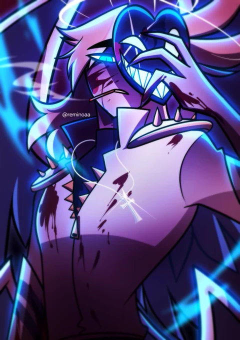 Commander of Heaven's Exorcist Army, Michael #HazbinHotelMichael #remiOC #HazbinHotelOC