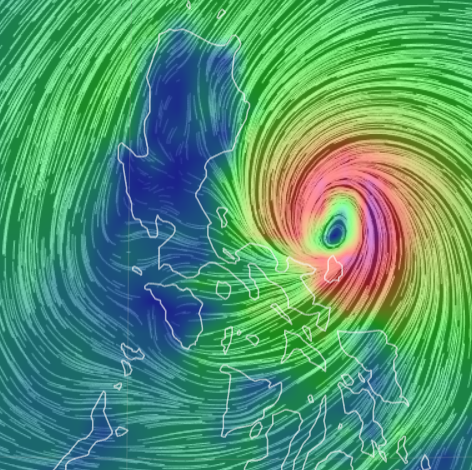currently bracing for the strongest typhoon so far here