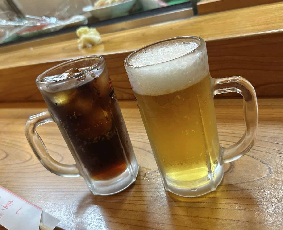 eisuke964's tweet photo. 昨日の🍣🍺
他も色々出てきたけど、穴子とうなぎが美味すぎた😇😇😇 https://t.co/XxlpDEZeHM