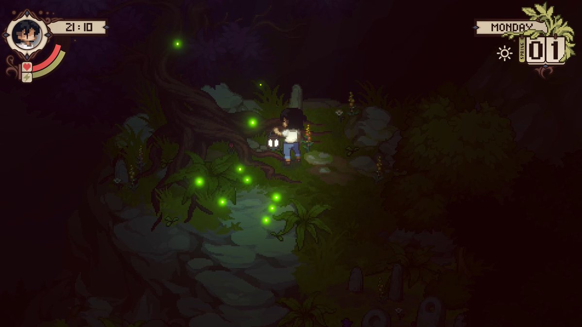 perfectgarbo's tweet image. Howdy #PitchYaGame! ✨

We’re making a murder mystery farming sim where you play an ex-con dealing with the horrors of a small mountainside town.

Killers, romance, farming, horror and a world that changes based on your actions… or lack there of.

Grave Seasons releases in 2026!