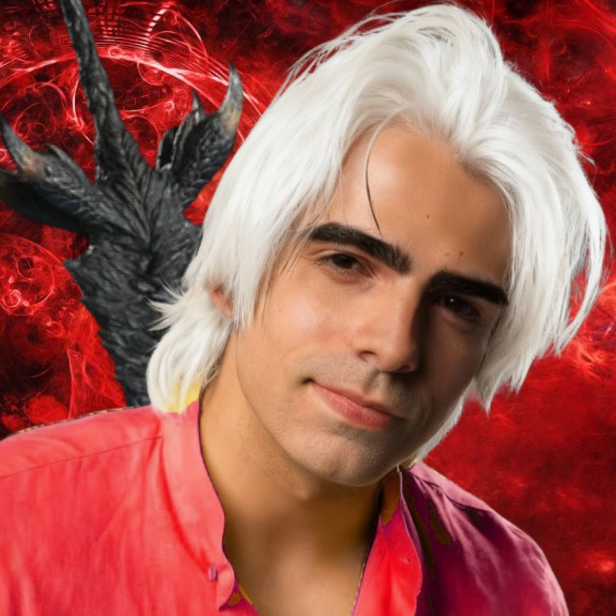 scalabriniii's tweet photo. 🚨FAMOSOS: Lucas Amorim, do #LucasForAce, agora quer viver "Dante" em um futuro live-action da série de jogos Devil May Cry!
"Pra que esse papel fosse possível, eu tingi meu cabelo de branco e desci até o inferno, pra ser o mais realista possível😈🔥🔥"
#LucasForDante #DMC https://t.co/moYeJY7SZ4