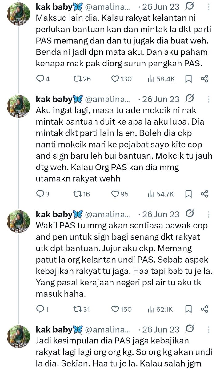 usernamekudus's tweet photo. 1. Sengaja bagi rakyat hidup miskin &amp; susah
2. Rakyat sentiasa terpaksa minta tolong &amp; bantuan
3. Mak bapak suruh pangkah @PASPusat 
4. Ulang sampai 100 keturunan hidup susah

Simple je nak kencing orang kampung macam ni. Kalau xdak keja boleh buat bisnes seludup barang subsidi https://t.co/qZ34J9C9f8