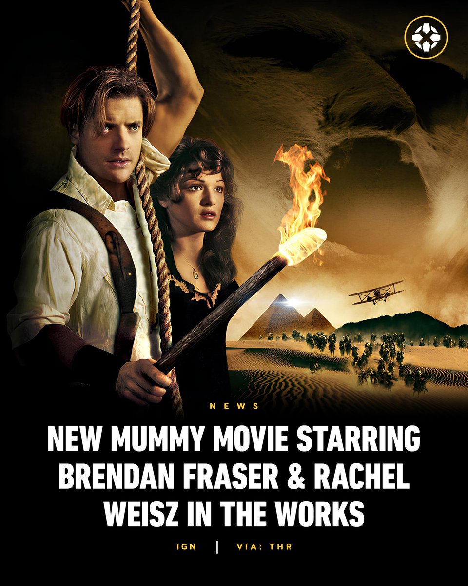 ICYMI: Universal is reportedly set to bring The Mummy franchise back to life with stars Brendan Fraser and Rachel Weisz returning and Ready or Not's Radio Silence team directing. bit.ly/3WMjsTN