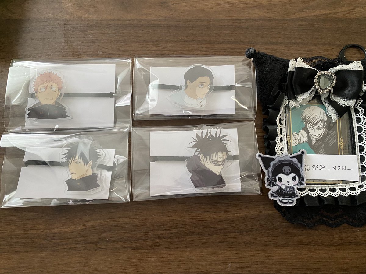 SASA_NON_'s tweet photo. 交換 呪術廻戦 渋谷事変 死滅回遊

クリアカード 
ヘアゴム

譲▶︎虎杖悠仁 伏黒恵 乙骨憂太 脹相
求▶︎禪院直哉

郵送希望

お気軽にお声がけください。 https://t.co/s5AprtxlDb