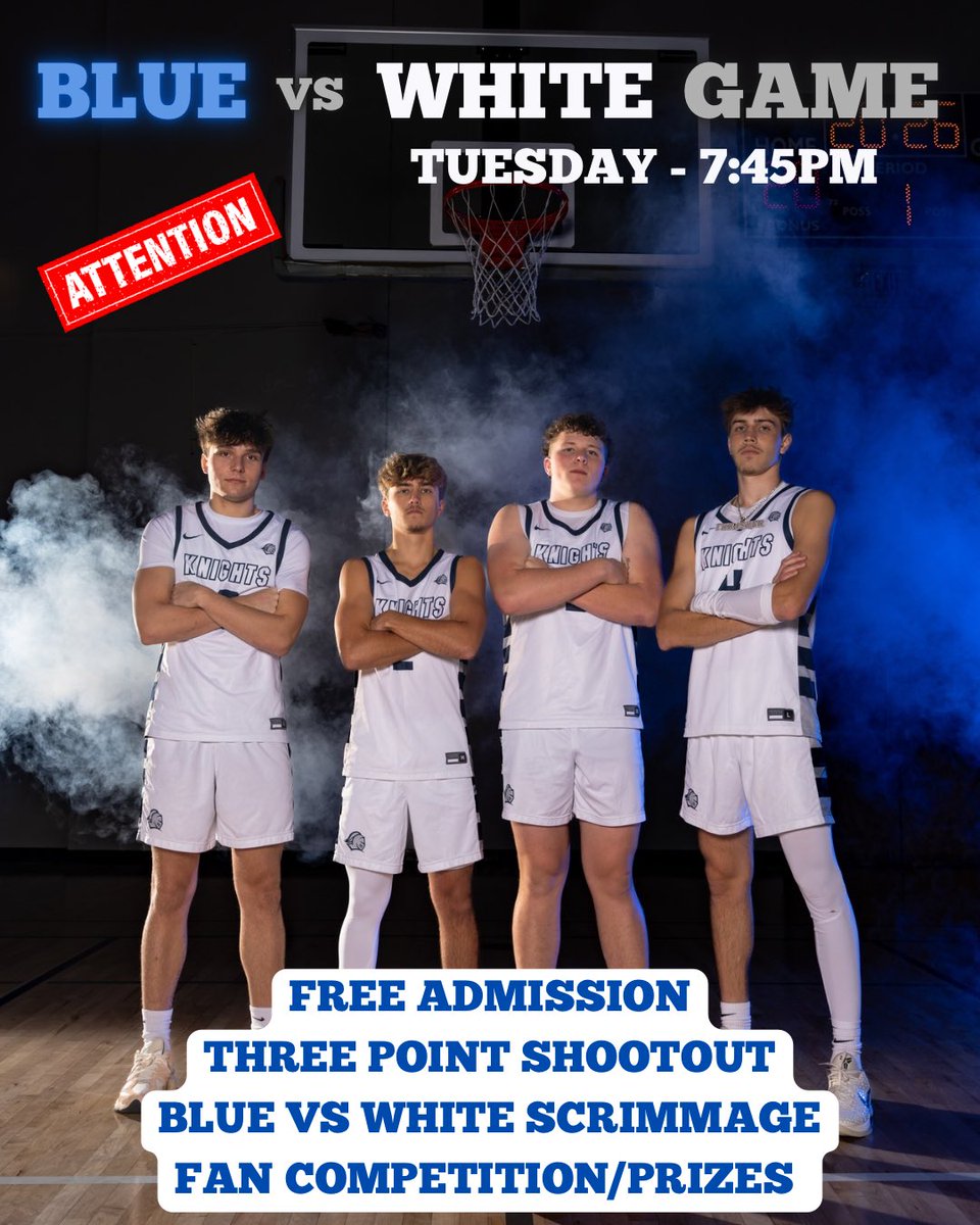 TKA HOOPS IS BACK‼️

TUESDAY NIGHT - NOVEMBER 11

💴 FREE ENTRY
3️⃣ THREE POINT SHOOTOUT
🏀 BLUE VS WHITE SCRIMMAGE
💥 DJ - PRIZES - FAN COMPETITIONS