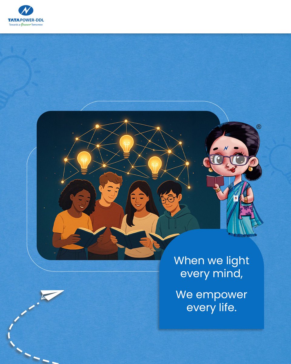 tatapower_ddl's tweet image. #NationalEducationDay #PowerOfLearning #LightUpMinds #KnowledgeIsPower #WiredToLearn