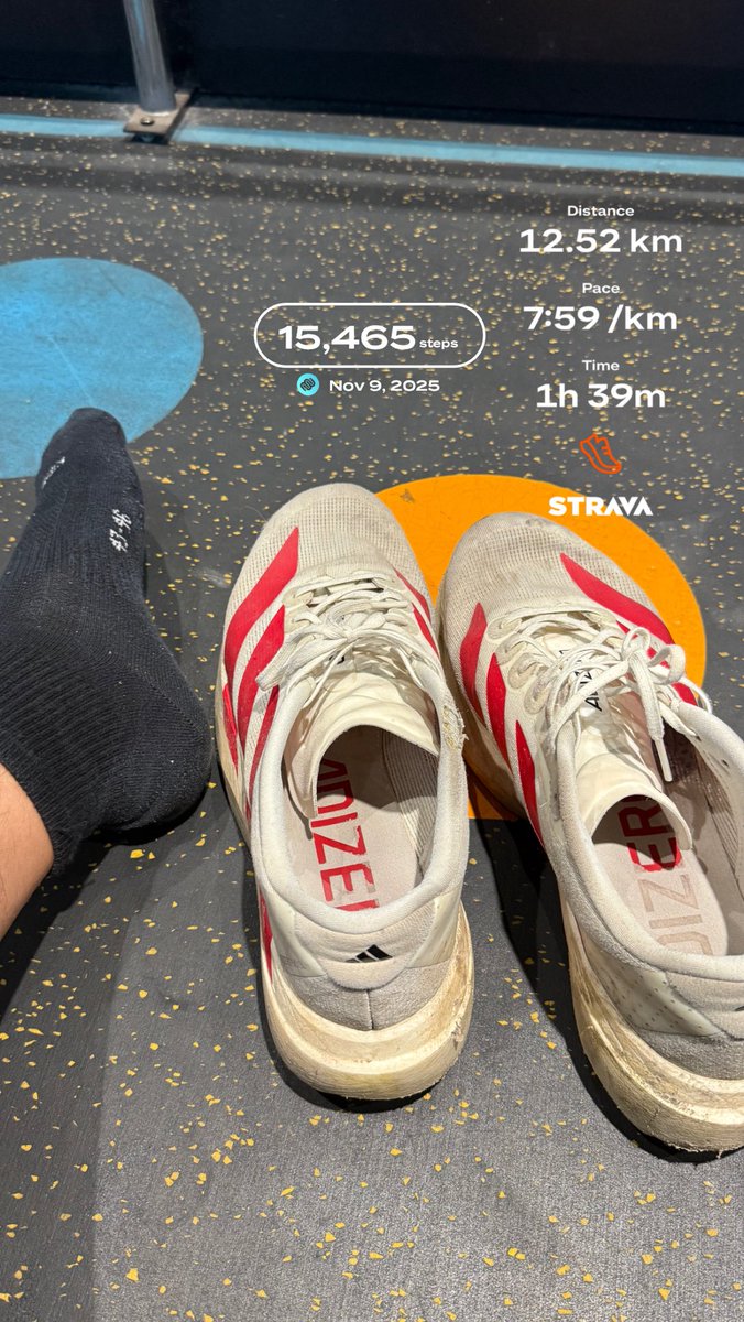 easy run to calm myself down after Inbody told me my bodyfat is 30% (i dont believe it)
let’s <a href="/outruncancer/">outruncancer.sol</a> with <a href="/SolanaREM/">SolREM | Solana Cypherpunk Hackathon</a> and <a href="/moonwalkfitness/">Moonwalk Fitness 🌓👟</a>