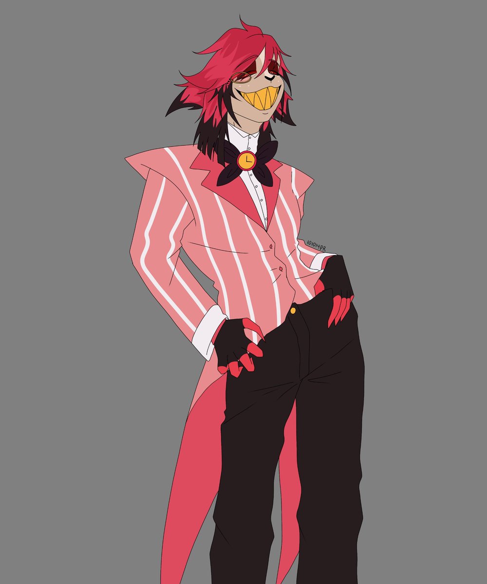 My Alastor design ✨
#HazbinHotelAlastor