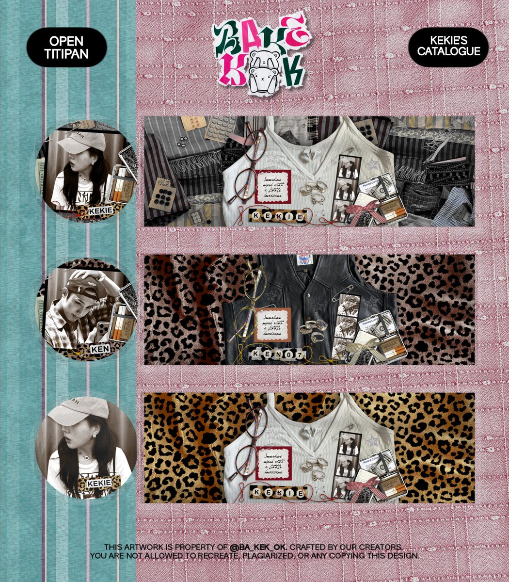 ㅤㅤ

𝐑𝐞𝐩𝐨𝐬𝐭𝐬 𝐡𝐢𝐠𝐡𝐥𝐲 𝐚𝐩𝐩𝐫𝐢𝐜𝐢𝐚𝐭𝐞𝐝 🐆👚
𝗢𝗣𝗘𝗡 𝗧𝗜𝗧𝗜𝗣: TRENDY STUFF! 

Upgrade your profile with Kekie's limited-edition authentic layout—terms and pricing are in the ALT; don’t miss out! 👓 #zonauang️ #zonaduit 

ㅤ