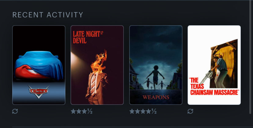 corytbear's tweet photo. @letterboxd One of these things is not like the other… https://t.co/EHiax14E9p