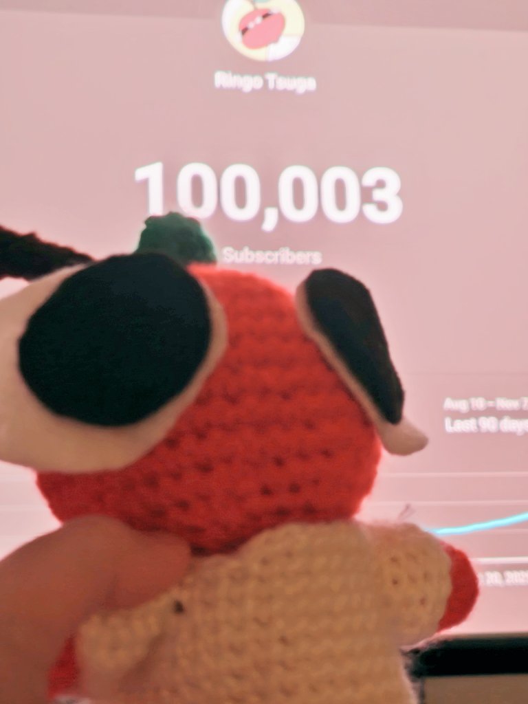 Thank you for 100k subs on YouTube!!
ユーチューブ登録者10万人ありがとー！！