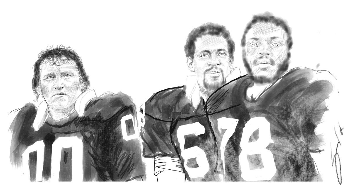 1970s Oakland Raiders offensive line was considered one of the greatest of all time, featuring Hall of Famers Jim Otto, Gene Upshaw and Art Shell. Known for its size and toughness, providing protection for the Raiders' success, including their 2 Super Bowl rings. <a href="/ProFootballHOF/">Pro Football Hall of Fame</a>