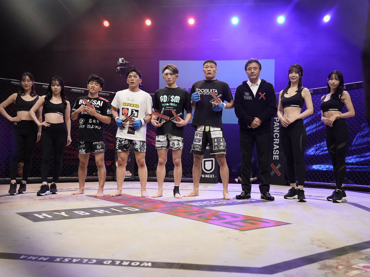 ネオブラッドトーナメント表彰式🥇
🏆ストロー級　氏原魁星
🏆フライ級　本川ハルアキ
🏆バンタム級　白井誠司
🏆フェザー級　清水博人
#pancrase358
<a href="/UNEXT_fight/">U-NEXT 格闘技 公式</a> LIVE