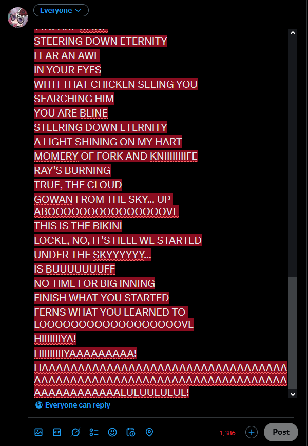 You've all been spared today.