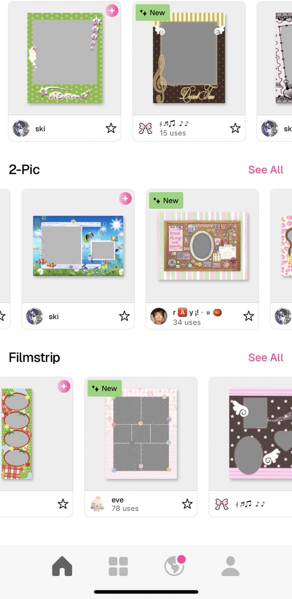 KIMW0NPlL's tweet image. this photo app is so cute😭😭😭😭