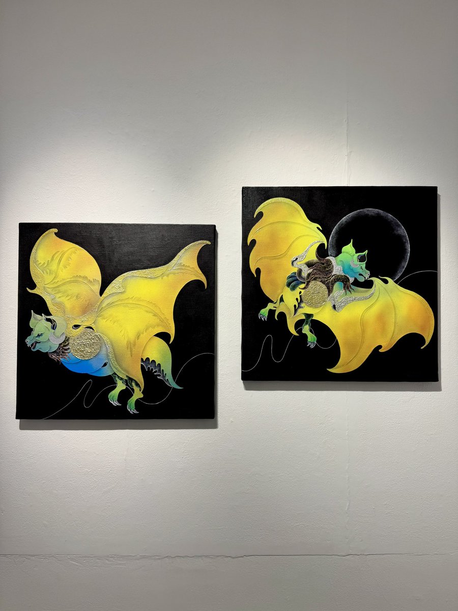 HAMADARAKA個展『AKGALSLAMAMIK』今日もオープンしています。初日はたくさんの皆さみにお越し頂きありがとうございました。
この驚異的な絵肌を実物を見て感じて欲しい！本日も素晴らしい作品とお待ちしています。mograg.com