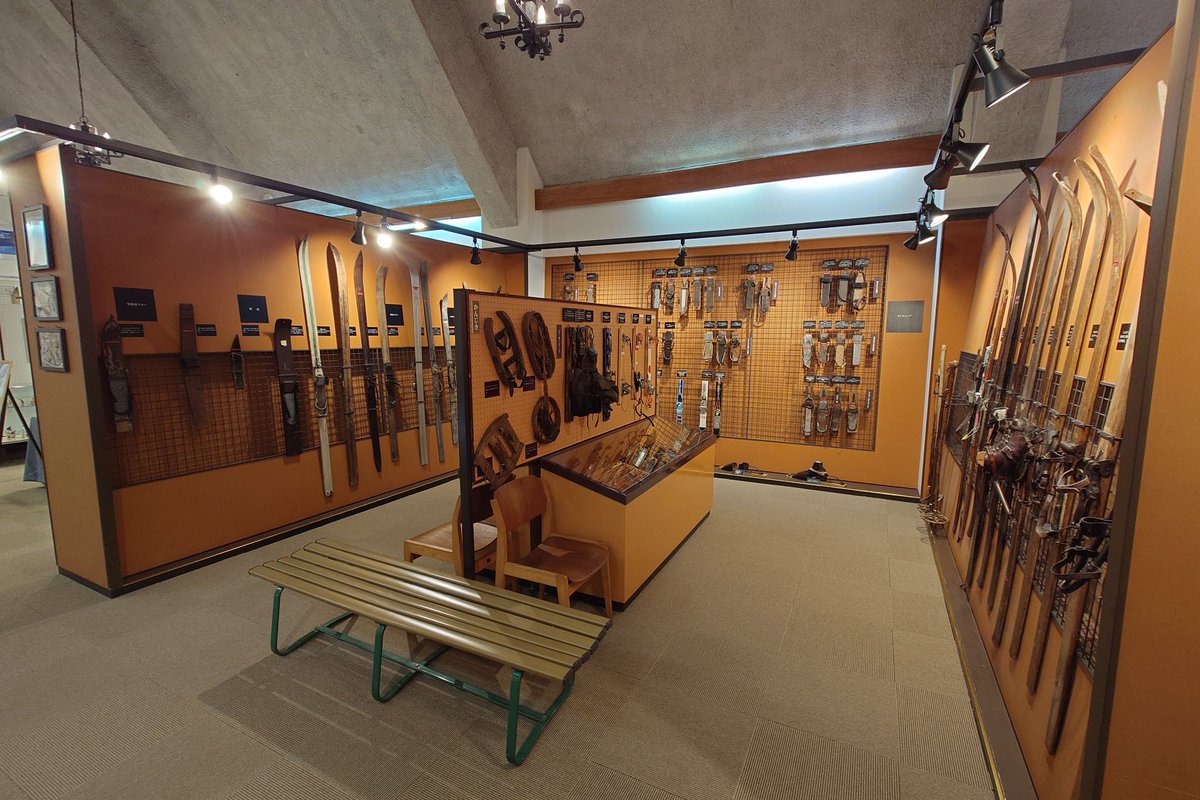 tomox_c's tweet image. 野沢温泉の日本スキー博物館を訪問